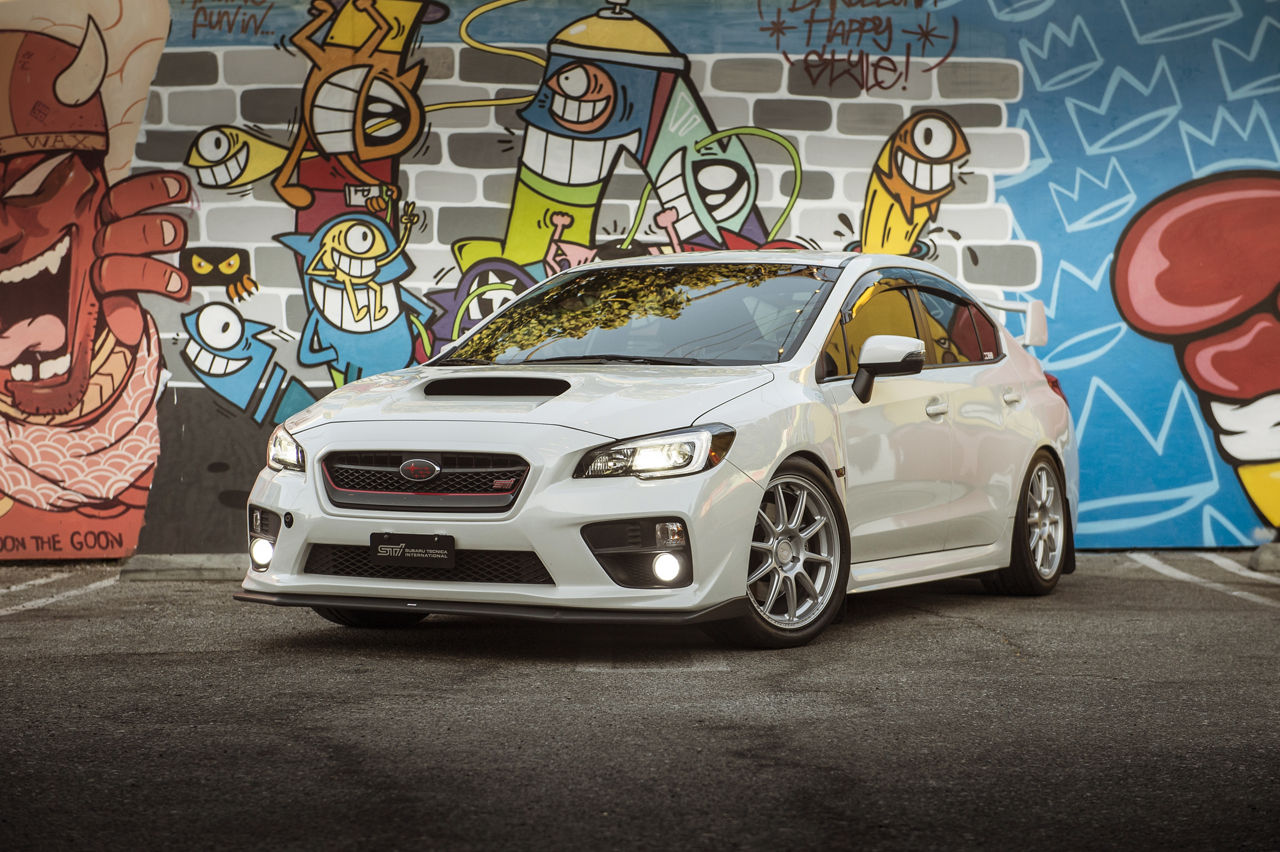 2016 Subaru WRX STI - Motegi SS10 - Silver | Wheel Pros